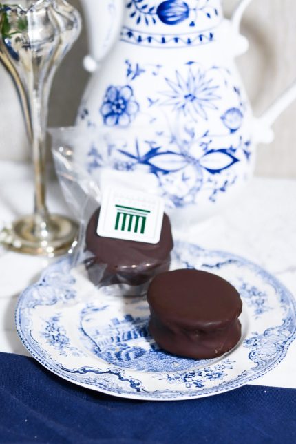 Alfajores con chocolate
